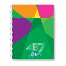 CUADERNO ESCOLAR 21x27 LAPRIDA AB7 CUADRICULADO 100 hj