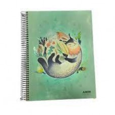CUADERNO A4 ARTE NORDICO TAPA DURA CUADRICULADO 120 hj