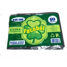 BOLSA CONSORCIO BD 60x90cm REFORZADA FACEBOL x 10u