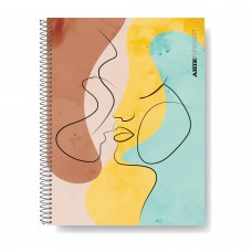 CUADERNO A4 ARTE MINIMALIST TAPA SEMIRRIGIDA RAYADO 80 hj