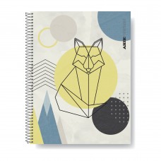 CUADERNO A4 ARTE MINIMALIST TAPA SEMIRRIGIDA CUADRICULADO 80 hj