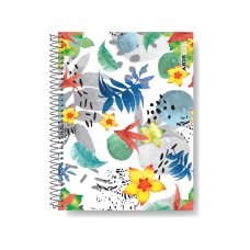 CUADERNO A5 ARTE NINFA TAPA SEMIRIGIDA RAYADO 80 hj