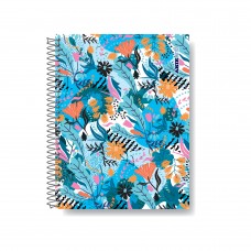CUADERNO A4 ARTE NINFA TAPA SEMIRRIGIDA RAYADO 120 hj