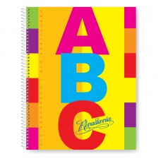 CUADERNO ESCOLAR 21x27 RIVADAVIA ABC RAYADO 60 hj x 5u