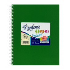 CUADERNO ESCOLAR 21x27 TRIUNFANTE 123 VINILICO CUADRICULADO 60 hj
