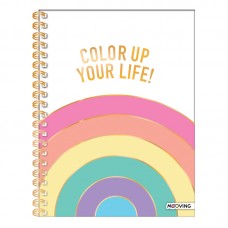 CUADERNO A4 MOOVING TAPA DURA RAYADO 80 hj