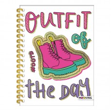 CUADERNO A5 MOOVING ESPIRALADO RAYADO 48 hj