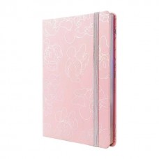 CUADERNO A5 MOOVING MINIE MOUSE TAPA DURA RAYADO 96 hj
