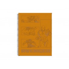 CUADERNO A4 PPR TAPA DURA RAYADO 80 hj