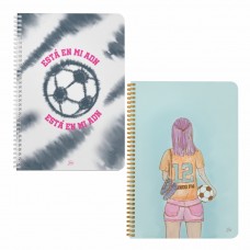 CUADERNO A4 FW TAPA SEMIRRIGIDA RAYADO 80 hj