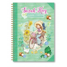 CUADERNO A4 ROZINI SARAH KAY TAPA DURA RAYADO 90 hj