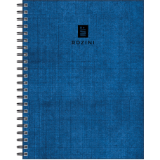 CUADERNO A5 ROZINI NAPOLES TAPA DURA CUADRICULADO 80 hj