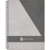CUADERNO A5 ROZINI CHIAVE TAPA SEMIRRIGIDA RAYADO 80 hj