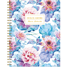 CUADERNO A5 ROZINI MARIA ANTONIETA TAPA DURA RAYADO 80 hj