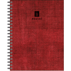 CUADERNA A5 ROZINI MODENA TAPA DURA RAYADO 80 hj