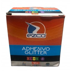 ADHESIVO GLITTER EZCO NEON 21gr x 12u