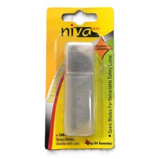 CUCHILLA TRAPEZOIDAL LARGA NIVA x 5u