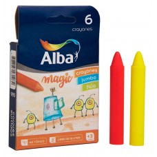 CRAYON ALBA JUMBO FLUO x 6u