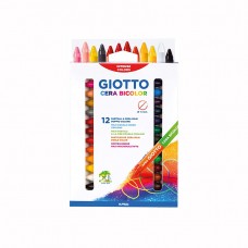 CRAYON GIOTTO CERA BICOLOR x 12u