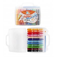 CRAYON EZCO GEL + PINCEL x 12 COLORES