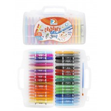 CRAYON EZCO GEL + PINCEL x 36 COLORES