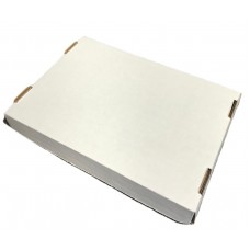 CAJA RAVIOLES MICRO TAPA BLANCO/MARRON 27x18x3cm x u