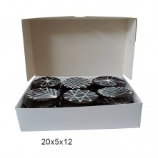 CAJA ALFAJOR 20x5x12cm x 50u