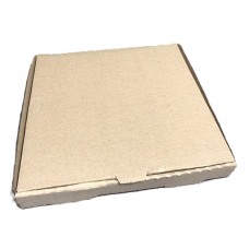 CAJA PIZZA MICRO MARRON/MARRON CHICA 27x27x3.5cm x 100u