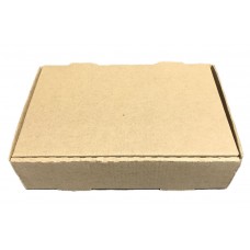 CAJA EMPANADAS MICRO MARRON/MARRON 1/2 DOCENA 24x15x6.7cm x 100u