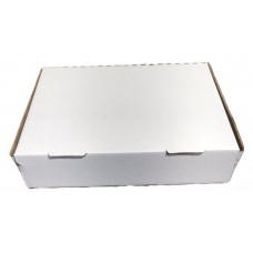 CAJA EMPANADAS MICRO BLANCO/MARRON 1/2 DOCENA 24x15x6.7cm x u