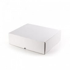 CAJA MITY BLANCO/MARRON 36x24x8cm x 100u