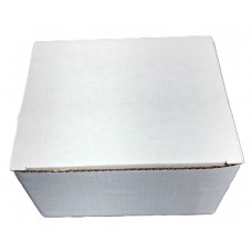 CAJA MICRO BLANCO/MARRON CLAVO GRANDE 13.5x11x8 x 100u