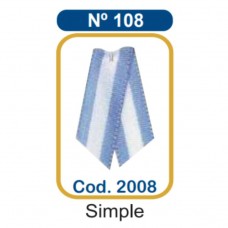 ESCARAPELA Nø108 MOÑO SIMPLE