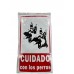 CARTEL CUIDADO CON PERROS ALTO IMPACTO