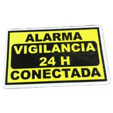 CARTEL ALARMA CONECTADA ALTO IMPACTO