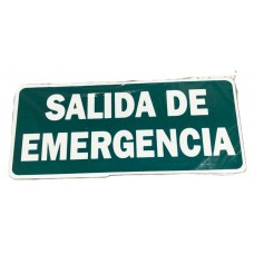 CARTEL SALIDA DE EMERGENCIA ALTO IMPACTO