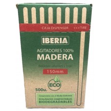 AGITADOR MADERA 15cm x 500u