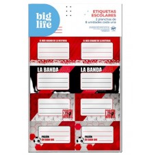 ETIQUETA ESCOLAR PPR LICENCIA BLISTER x 16u