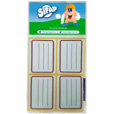 ETIQUETA ESCOLAR SIFAP BLISTER x 24u