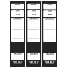 ETIQUETA LOMO PARA BIBLIORATO x 20u