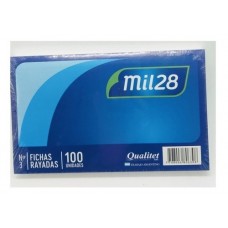 FICHA MIL28 RAYADA Nø3 x 100h