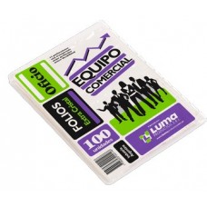 FOLIO PP OFICIO 40 mic EQUIPO COMERCIAL x 100u LUMA