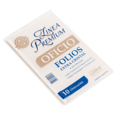 FOLIO PP OFICIO 100 mic PREMIUM x 10u LUMA