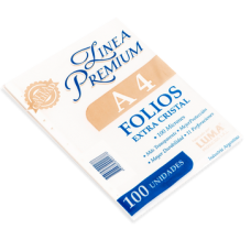 FOLIO PP A4 100 mic PREMIUM x 100u LUMA