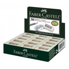 GOMA FABER CASTELL PLASTICA BLANCA x 30u