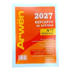 REPUESTO AGENDA ARWEN Nø7 2027 SEMANAL