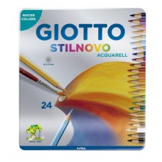 LAPICES COLOR GIOTTO STILNOVO ACUARELABLE LATA 24u