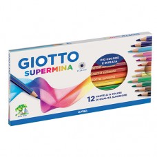 LAPICES COLOR GIOTTO SUPERMINA 12u