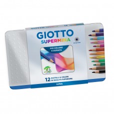 LAPICES COLOR GIOTTO SUPERMINA LATA 12u
