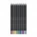 LAPICES COLOR FABER CASTELL SUPERSOFT METALICOS 12u
